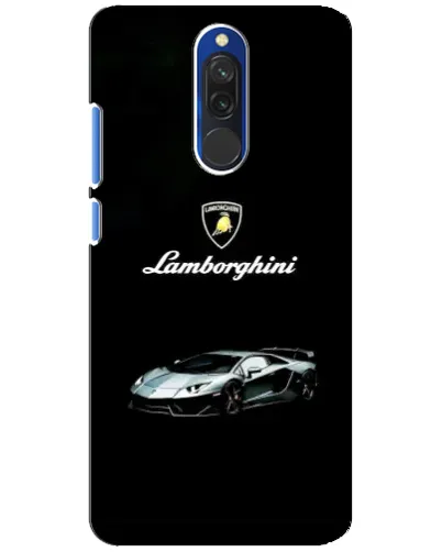 Чехол для Xiaomi Redmi 8 с картинкой «Логотип Lamborghini классика»