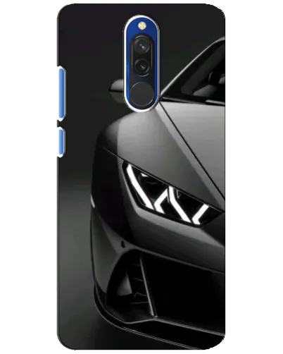 Чехол для Xiaomi Redmi 8 с картинкой «Lamborghini фары детализация»
