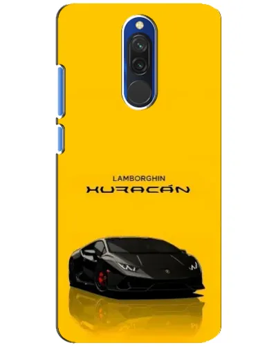 Чехол для Xiaomi Redmi 8 с картинкой «Lamborghini Huracan черный»