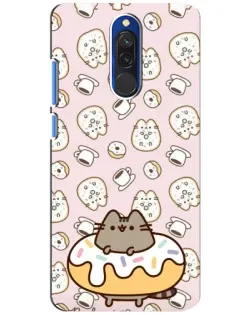 Чехол для Xiaomi Redmi 8 с картинкой «Пушин на пончике» Чехол для Xiaomi Redmi 8 с картинкой «Пушин на пончике»