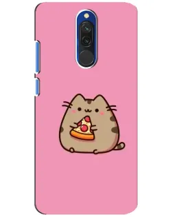 Чехол для Xiaomi Redmi 8 с картинкой «Пушин с пиццей» Чехол для Xiaomi Redmi 8 с картинкой «Пушин с пиццей»
