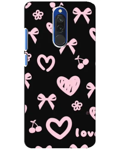 Чехол для Xiaomi Redmi 8 с картинкой «Сатиновый бант»