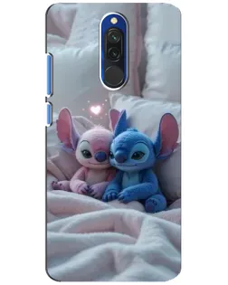 Чехол для Xiaomi Redmi 8 с картинкой «Плюшевые Стич Ангел»