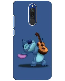 Чехол для Xiaomi Redmi 8 с картинкой «Стич с укулеле»