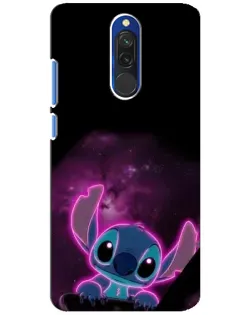 Чехол для Xiaomi Redmi 8 с картинкой «Неоновый Stitch»