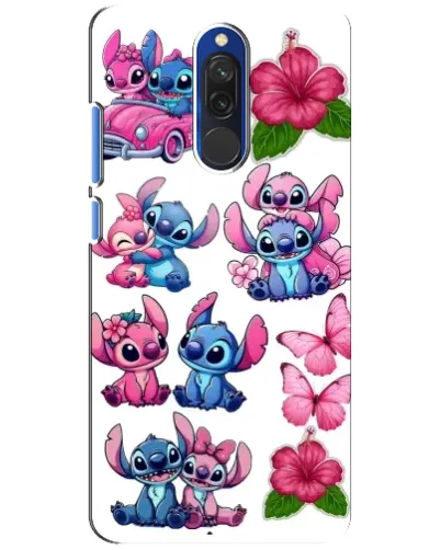Чехол для Xiaomi Redmi 8 с картинкой «Стикеры Stitch и Angel» Чехол для Xiaomi Redmi 8 с картинкой «Стикеры Stitch и Angel»