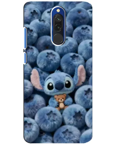 Чехол для Xiaomi Redmi 8 с картинкой «Стич и голубика» Чехол для Xiaomi Redmi 8 с картинкой «Стич и голубика»