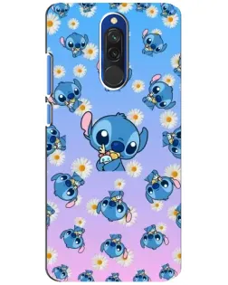 Чехол для Xiaomi Redmi 8 с картинкой «Паттерн со Стичем»