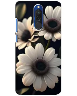 Чехол для Xiaomi Redmi 8 с картинкой «Белые маргаритки макро» Чехол для Xiaomi Redmi 8 с картинкой «Белые маргаритки макро»