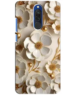 Чехол для Xiaomi Redmi 8 с картинкой «Белие бумажние цвети» Чехол для Xiaomi Redmi 8 с картинкой «Белие бумажние цвети»