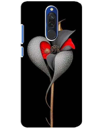 Чехол для Xiaomi Redmi 8 с картинкой «Серебряный фантазийный цветок» Чехол для Xiaomi Redmi 8 с картинкой «Серебряный фантазийный цветок»