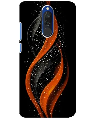 Чехол для Xiaomi Redmi 8 с картинкой «Огненная звездная волна»