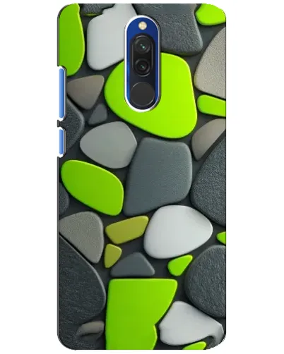 Чехол для Xiaomi Redmi 8 с картинкой «Яркая неоновая галька»