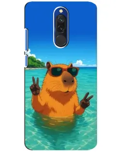 Чохол для Xiaomi Redmi 8 з картинкою «Морська капібара» Чохол для Xiaomi Redmi 8 з картинкою «Морська капібара»