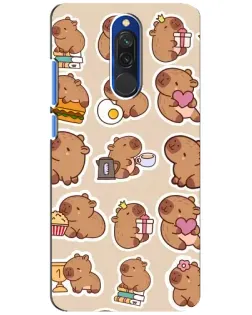 Чохол для Xiaomi Redmi 8 з картинкою «Капібари паттерн» Чохол для Xiaomi Redmi 8 з картинкою «Капібари паттерн»