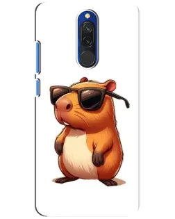 Чохол для Xiaomi Redmi 8 з картинкою «Капібара в окулярах» Чохол для Xiaomi Redmi 8 з картинкою «Капібара в окулярах»