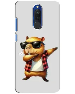 Чохол для Xiaomi Redmi 8 з картинкою «Капібара репер даб» Чохол для Xiaomi Redmi 8 з картинкою «Капібара репер даб»