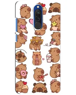 Чохол для Xiaomi Redmi 8 з картинкою «Стікерпак з капібарами» Чохол для Xiaomi Redmi 8 з картинкою «Стікерпак з капібарами»