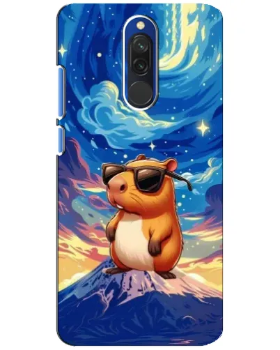 Чехол для Xiaomi Redmi 8 с картинкой «Капибара Ван Гога»