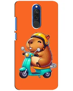 Чохол для Xiaomi Redmi 8 з картинкою «Капібара на скутері» Чохол для Xiaomi Redmi 8 з картинкою «Капібара на скутері»