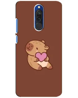 Чохол для Xiaomi Redmi 8 з картинкою «Капібара з серцем» Чохол для Xiaomi Redmi 8 з картинкою «Капібара з серцем»