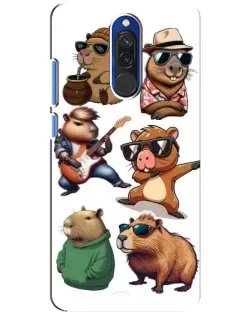 Чохол для Xiaomi Redmi 8 з картинкою «Круті капібари музиканти» Чохол для Xiaomi Redmi 8 з картинкою «Круті капібари музиканти»