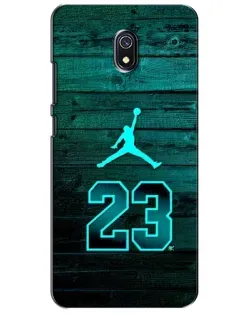 Чехол для Xiaomi Redmi 8A с картинкой «Jordan Cyan 23»