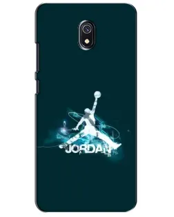 Чехол для Xiaomi Redmi 8A с картинкой «Jordan Blue Fire»