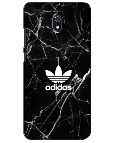 Чехол для Xiaomi Redmi 8A с картинкой «Белый мрамор Adidas»