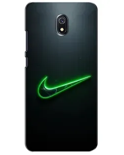 Чехол для Xiaomi Redmi 8A с картинкой «Неоновый контур Nike» Чехол для Xiaomi Redmi 8A с картинкой «Неоновый контур Nike»