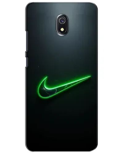 Чехол для Xiaomi Redmi 8A с картинкой «Неоновый контур Nike»