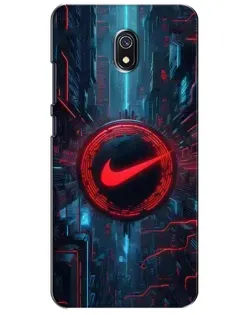 Чехол для Xiaomi Redmi 8A с картинкой «Техногенный стиль Nike»