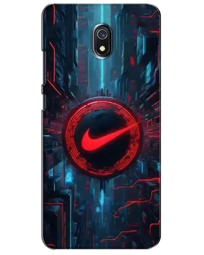 Чехол для Xiaomi Redmi 8A с картинкой «Техногенный стиль Nike»