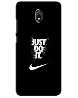 Чехол для Xiaomi Redmi 8A с картинкой «Текстовый принт Nike»