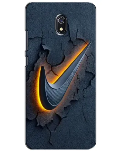 Чехол для Xiaomi Redmi 8A с картинкой «Объемный логотип Найк»