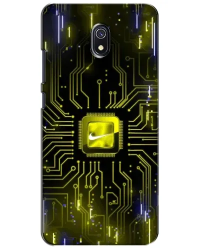 Чехол для Xiaomi Redmi 8A с картинкой «Nike — золотая искра»