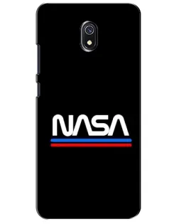 Чехол для Xiaomi Redmi 8A с картинкой «NASA — классика Red Blue» Чехол для Xiaomi Redmi 8A с картинкой «NASA — классика Red Blue»