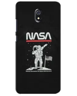 Чехол для Xiaomi Redmi 8A с картинкой «NASA — шагаем по Луне» Чехол для Xiaomi Redmi 8A с картинкой «NASA — шагаем по Луне»