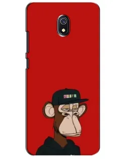 Чехол для Xiaomi Redmi 8A с картинкой «Bored Ape — красный фон» Чехол для Xiaomi Redmi 8A с картинкой «Bored Ape — красный фон»