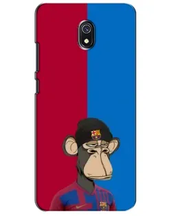 Чехол для Xiaomi Redmi 8A с картинкой «Bored Ape — фанат Барсы»