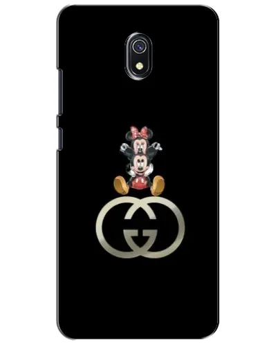 Чехол для Xiaomi Redmi 8A с картинкой «Минни Маус на лого»