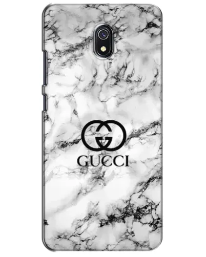 Чехол для Xiaomi Redmi 8A с картинкой «Gucci — мраморный шик»