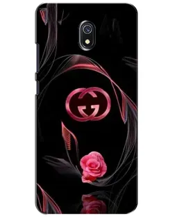 Чехол для Xiaomi Redmi 8A с картинкой «Gucci — неоновая роза»