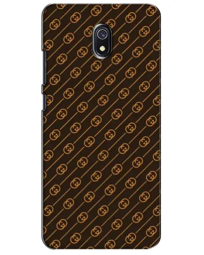 Чехол для Xiaomi Redmi 8A с картинкой «Gucci — золотые диагонали»