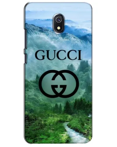 Чехол для Xiaomi Redmi 8A с картинкой «Gucci — горный пейзаж»