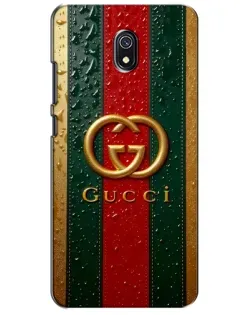 Чохол для Xiaomi Redmi 8A з картинкою «Gucci — фірмова смуга та золото» Чохол для Xiaomi Redmi 8A з картинкою «Gucci — фірмова смуга та золото»