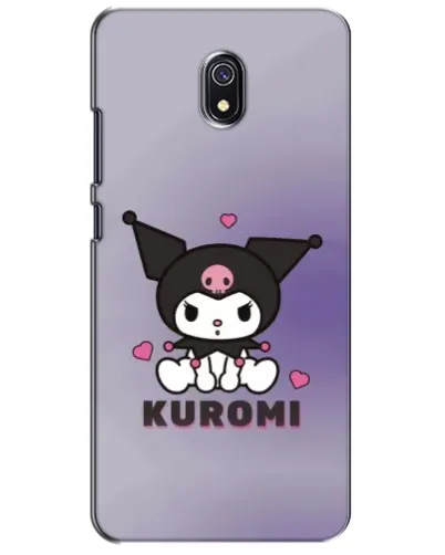 Чохол для Xiaomi Redmi 8A з картинкою «Kuromi — фіолетовий арт»
