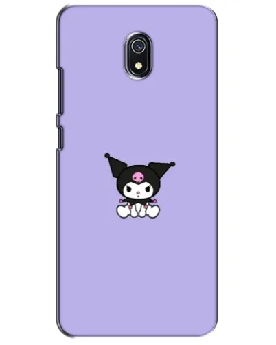 Чохол для Xiaomi Redmi 8A з картинкою «Kuromi — фіолетовий мінімалізм»