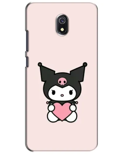 Чохол для Xiaomi Redmi 8A з картинкою «Kuromi та серце»