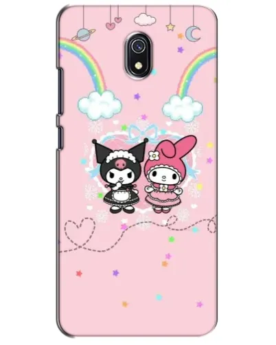 Чохол для Xiaomi Redmi 8A з картинкою «My Melody та Kuromi»